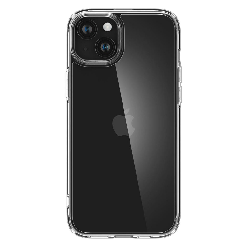 Spigen® Crystal Hybrid™ ACS06483 iPhone 15 Case – Crystal Clear