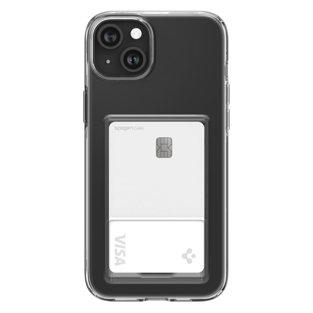 Spigen® Crystal Slot™ ACS06809 iPhone 15 Case – Crystal Clear