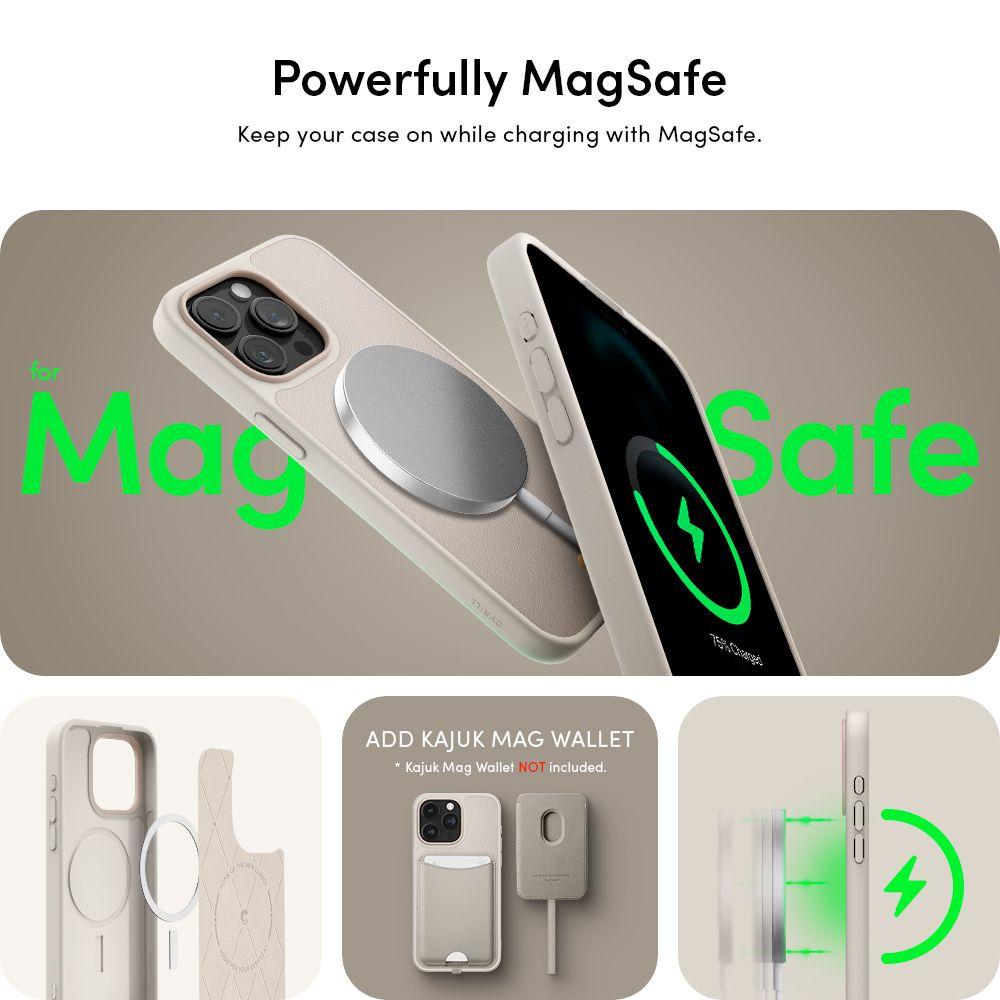 Spigen® Kajuk Mag by Cyrill Collection ACS06633 iPhone 15 Pro Max Case – Cream