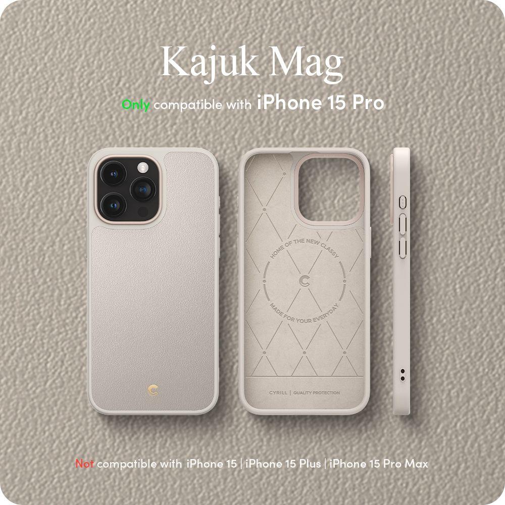 Spigen® Kajuk Mag by Cyrill Collection ACS06770 iPhone 15 Pro Case – Cream
