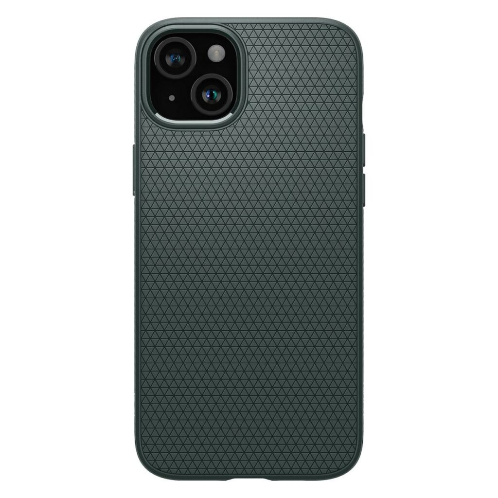 Spigen® Liquid Air™ ACS06652 iPhone 15 Plus Case - Abyss Green