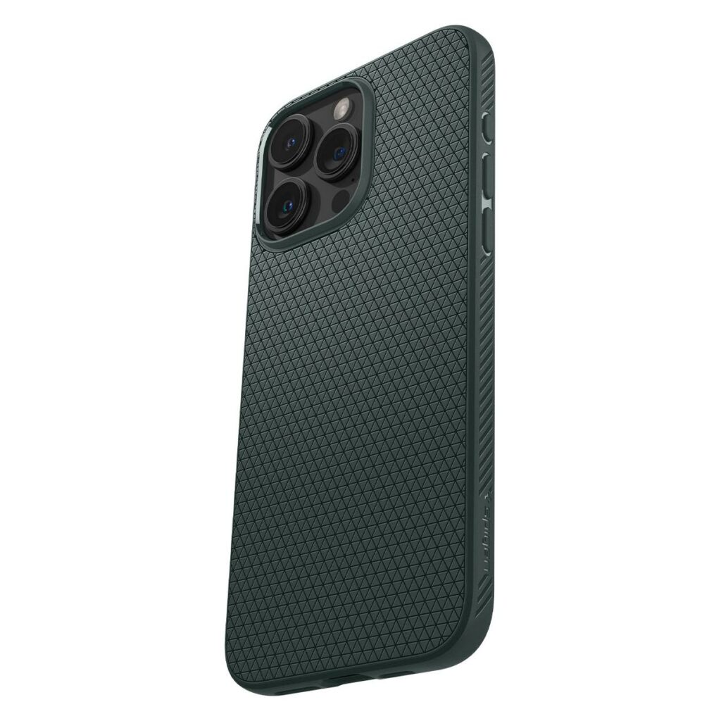 Spigen® Liquid Air™ ACS06706 iPhone 15 Pro Case - Abyss Green