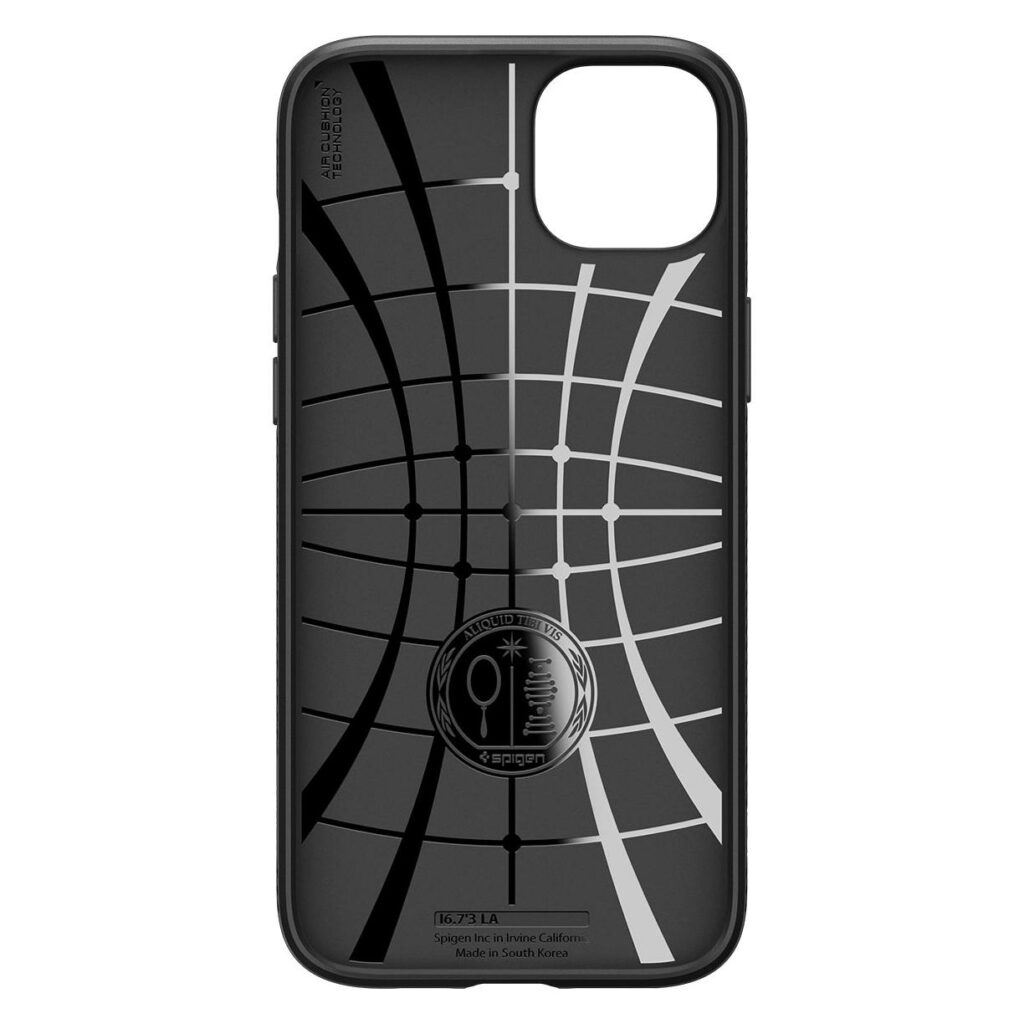 Spigen® Liquid Air™ ACS06790 iPhone 15 Case - Matte Black