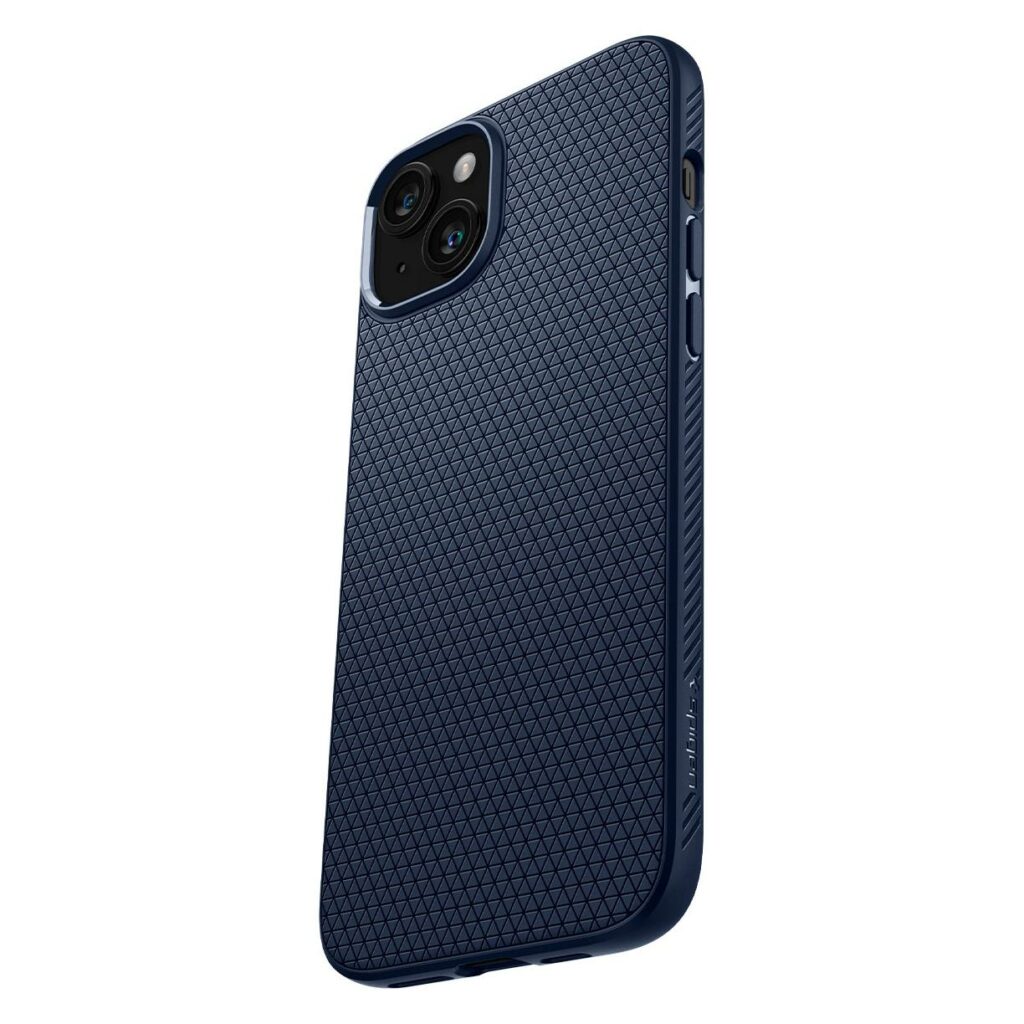 Spigen® Liquid Air™ ACS06791 iPhone 15 Case - Navy Blue