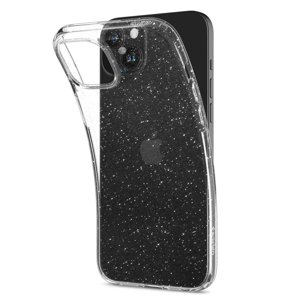 Spigen® Liquid Crystal™ Glitter ACS06648 iPhone 15 Plus Case - Crystal Quartz