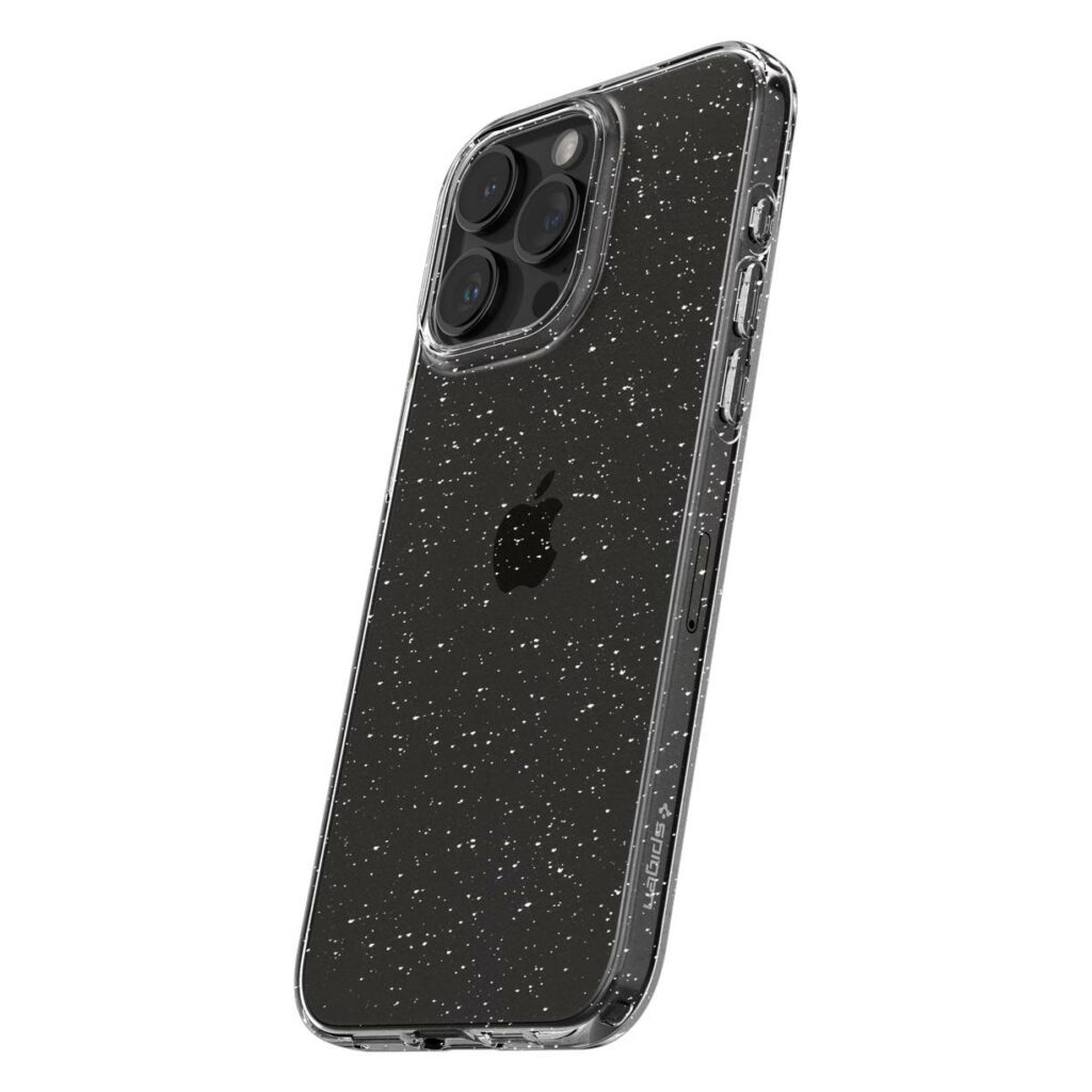 Spigen® Liquid Crystal™ Glitter ACS06701 iPhone 15 Pro Case - Crystal Quartz