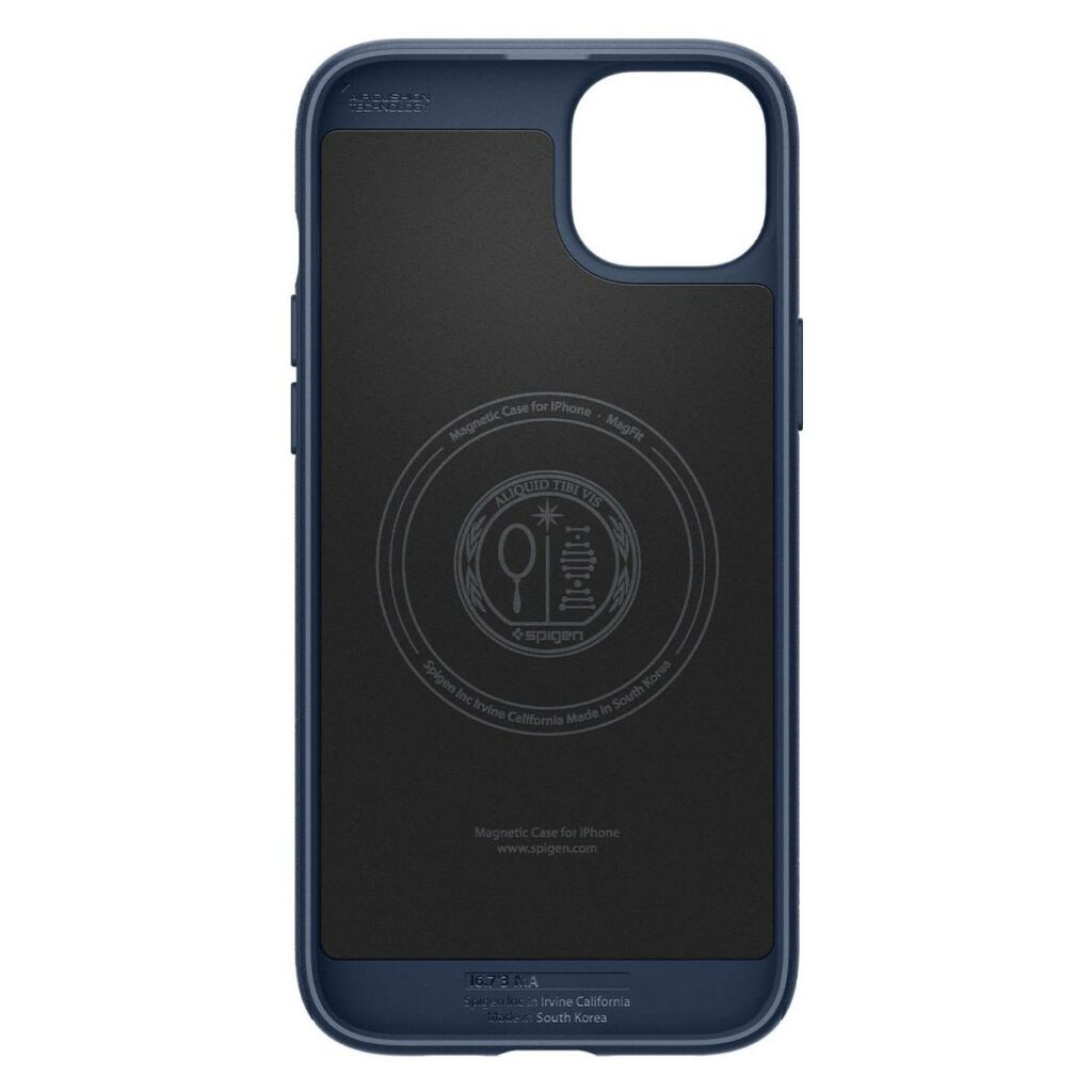 Spigen® Mag Armor™ (MagFit) ACS06672 iPhone 15 Plus Case - Navy Blue