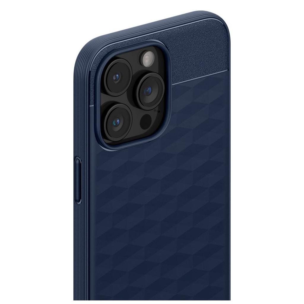 Spigen® Parallax Mag by Caseology® Collection ACS06750 iPhone 15 Pro Case – Midnight Blue