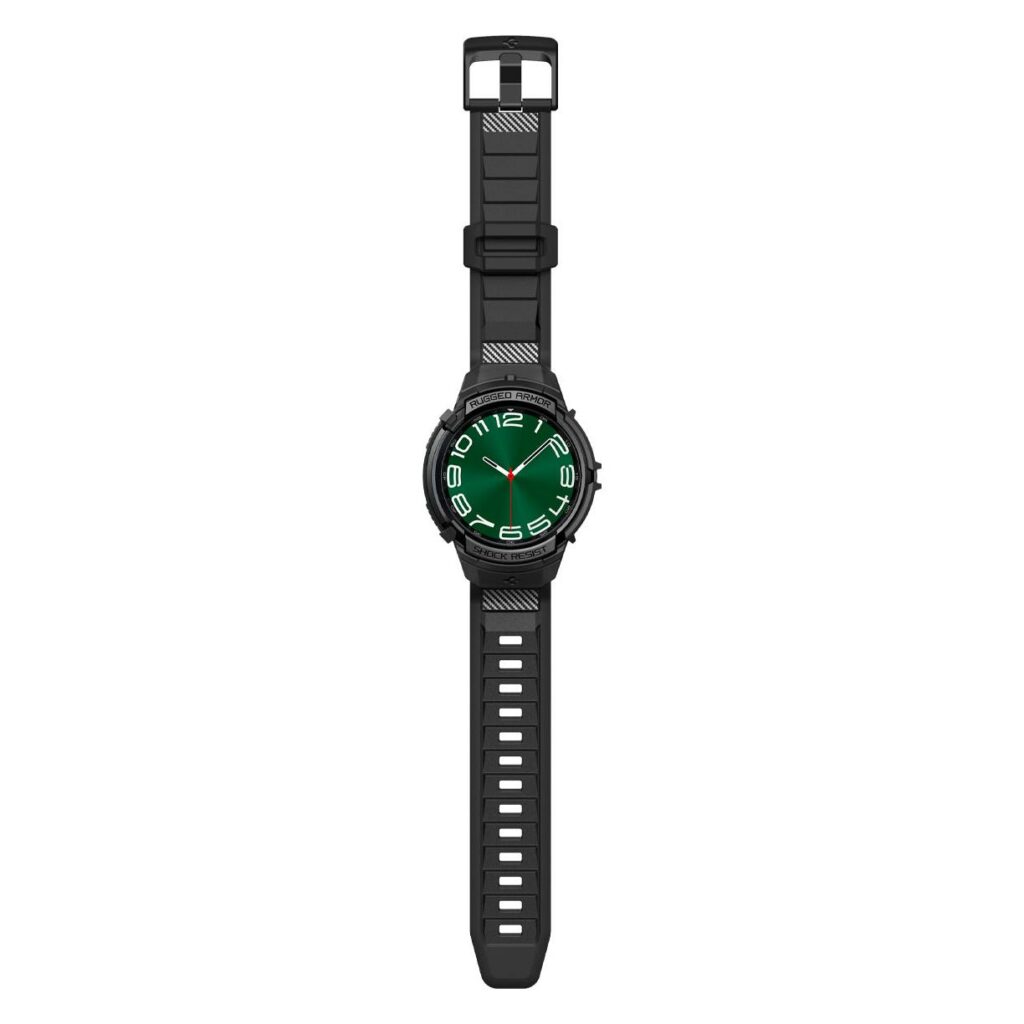 Spigen® Rugged Armor™ Pro ACS06488 Samsung Galaxy Watch 6 Classic (47mm) Case - Black
