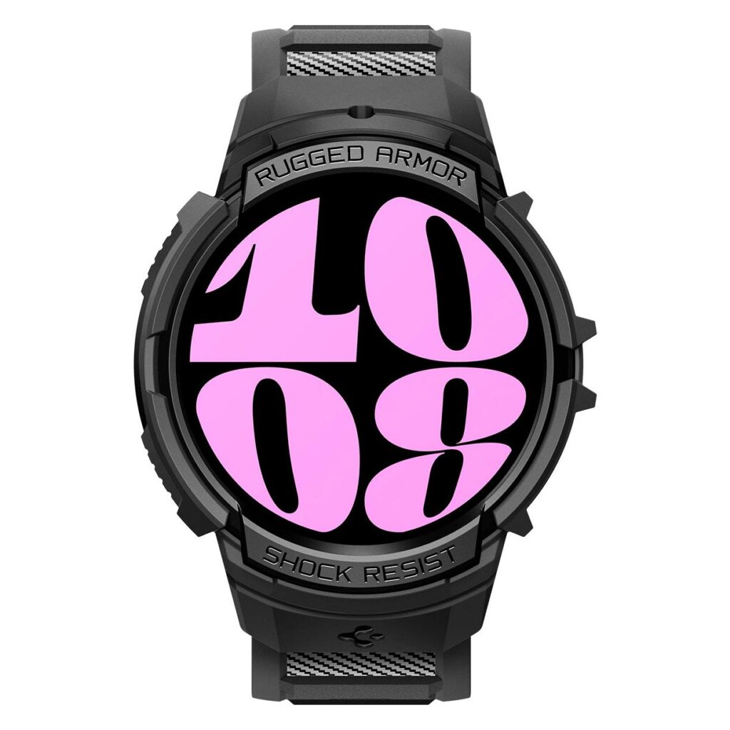 Spigen® Rugged Armor™ Pro ACS06501 Samsung Galaxy Watch 6 (40mm) Case - Black