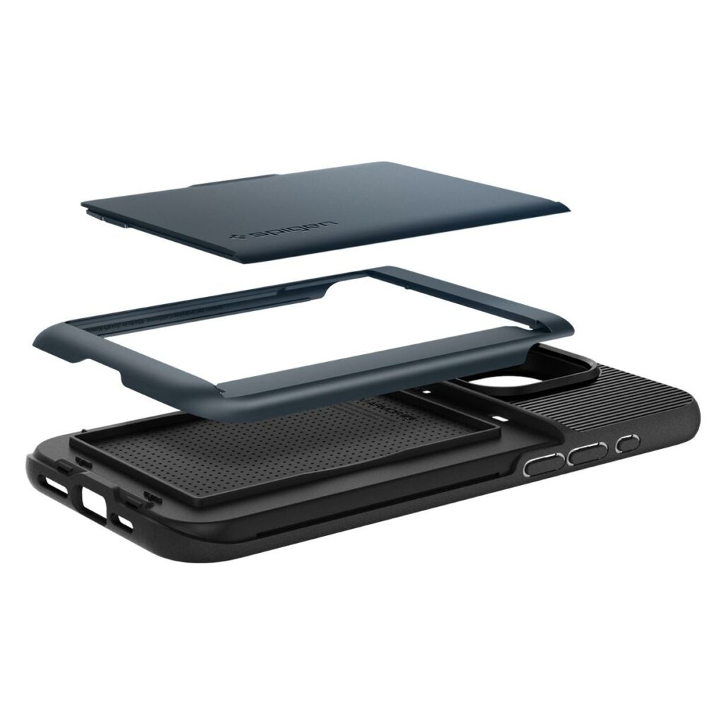 Spigen® Slim Armor™ CS ACS06591 iPhone 15 Pro Max Case - Metal Slate