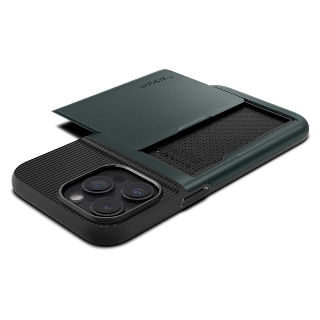Spigen® Slim Armor™ CS ACS06592 iPhone 15 Pro Max Case - Abyss Green