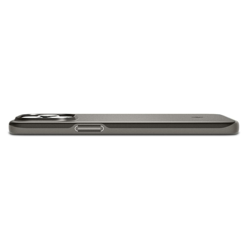 Spigen® Thin Fit™ ACS06687 iPhone 15 Pro Case - Gunmetal