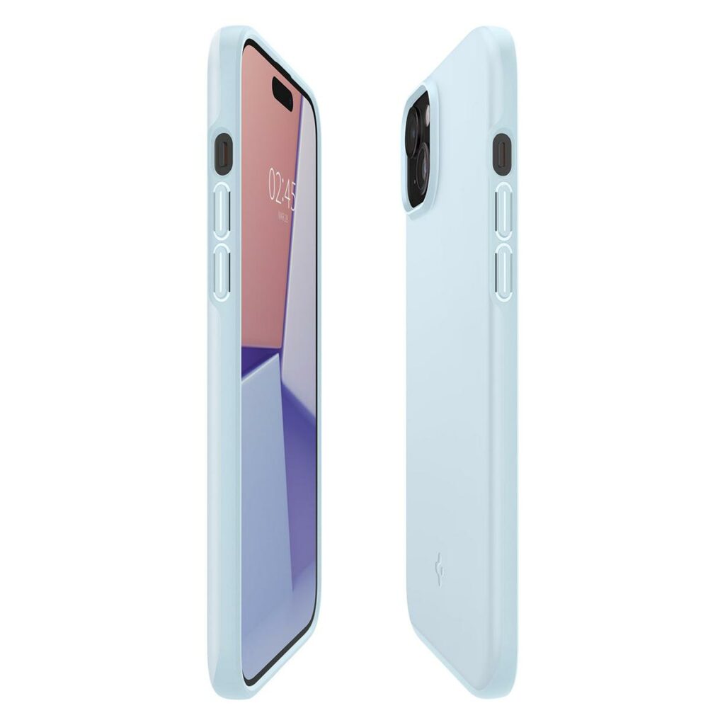 Spigen® Thin Fit™ ACS06781 iPhone 15 Case - Mute Blue