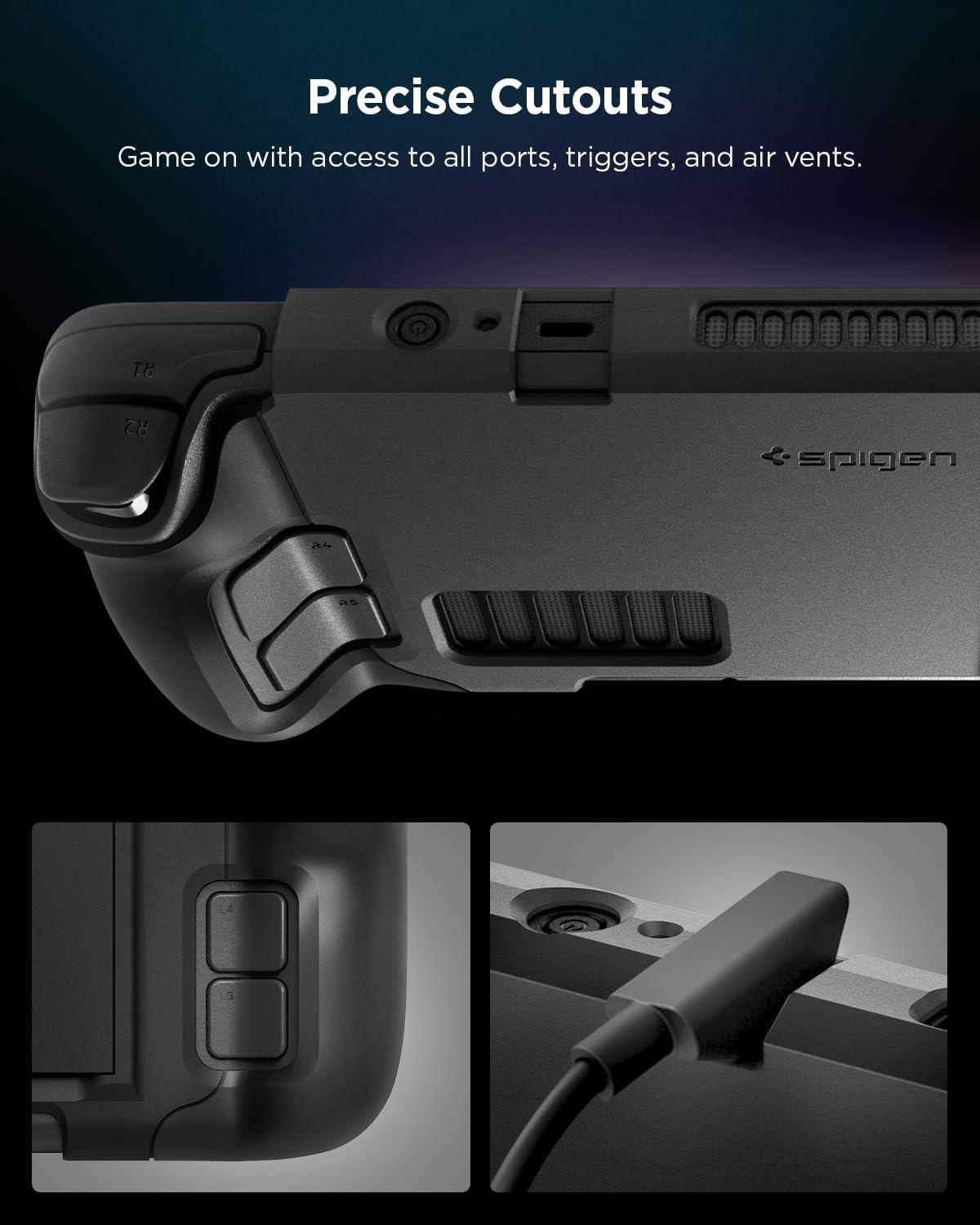 Spigen® Thin Fit™ Pro ACS06040 Steam Deck Case - Black