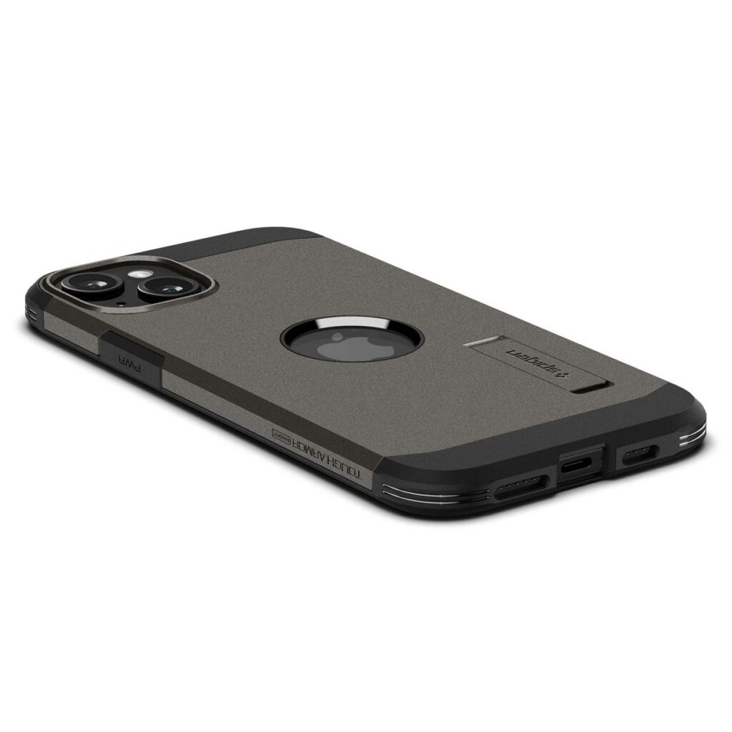 Spigen® Tough Armor™ (MagFit) ACS06668 iPhone 15 Plus Case - Gunmetal