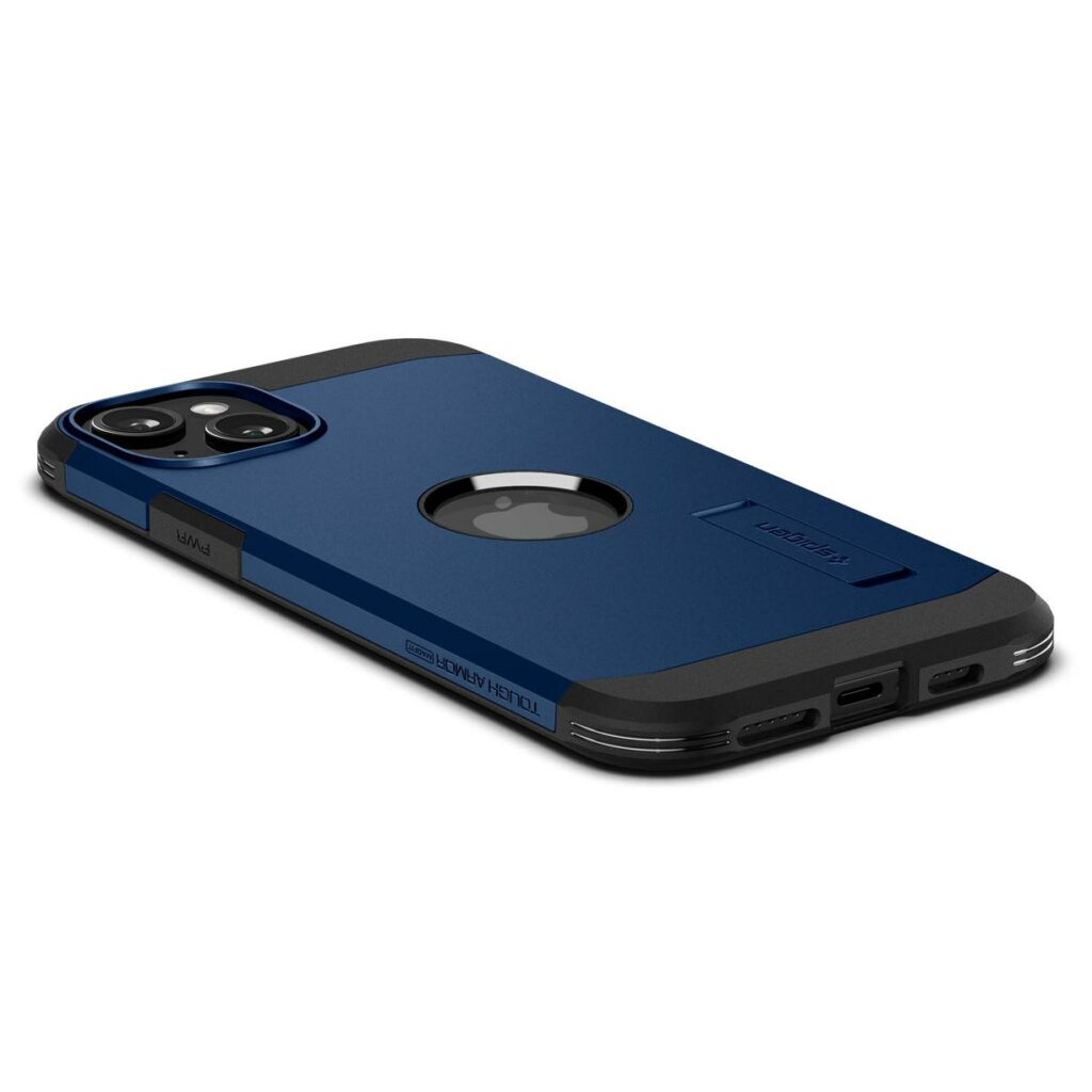 Spigen® Tough Armor™ (MagFit) ACS06812 iPhone 15 Case - Navy Blue