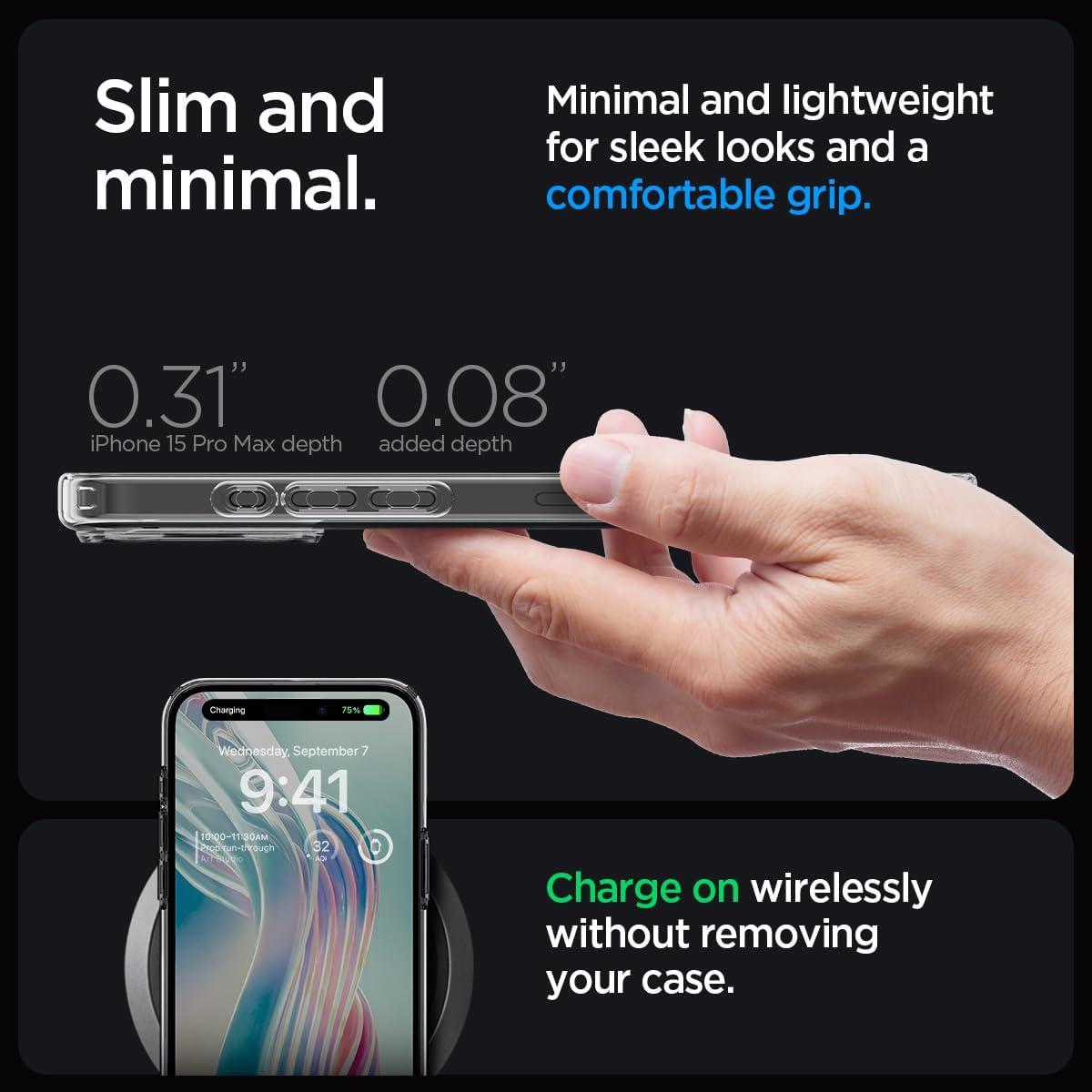 Spigen® Ultra Hybrid™ ACS06575 iPhone 15 Pro Max Case - Space Crystal