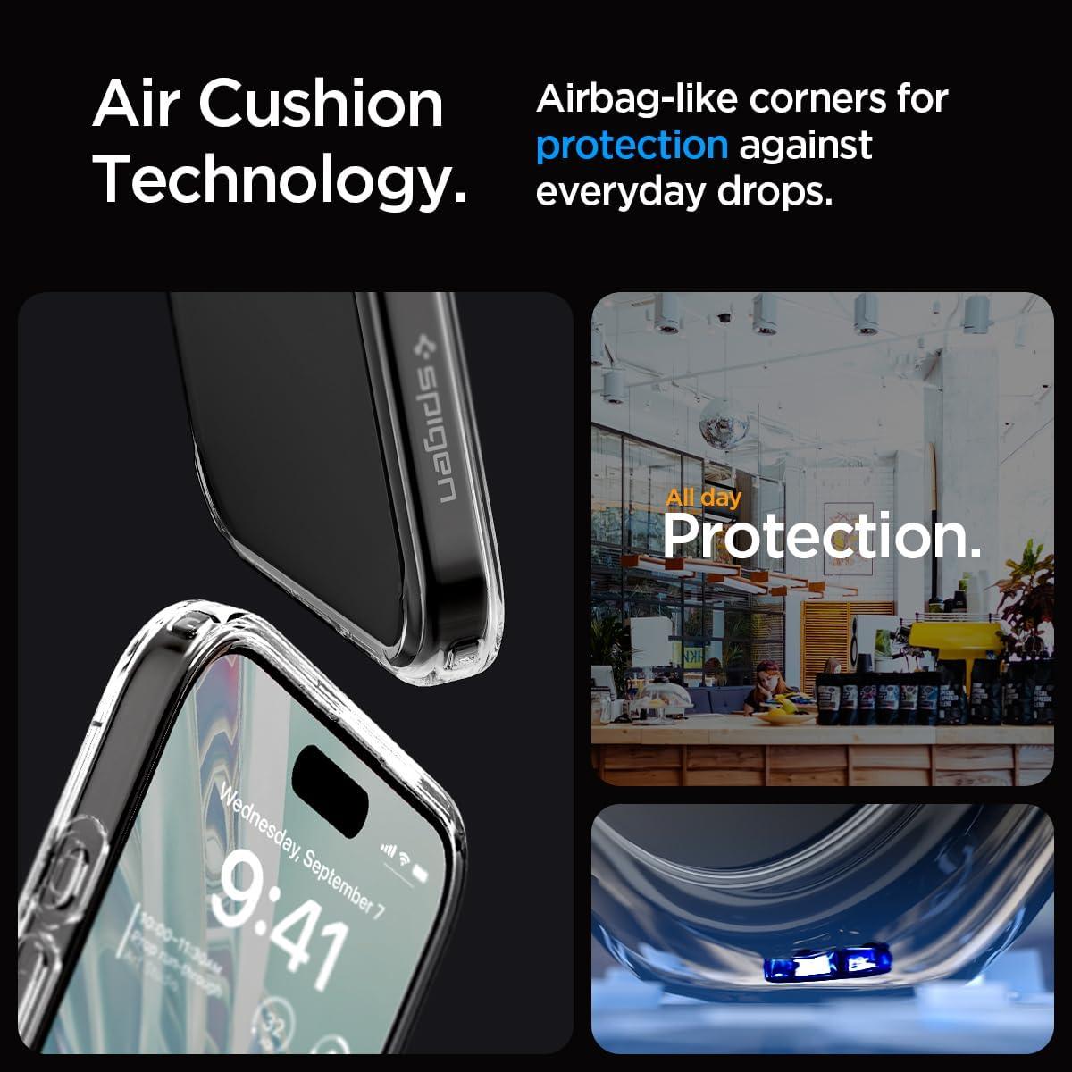 Spigen® Ultra Hybrid™ ACS06708 iPhone 15 Pro Case - Frost Clear
