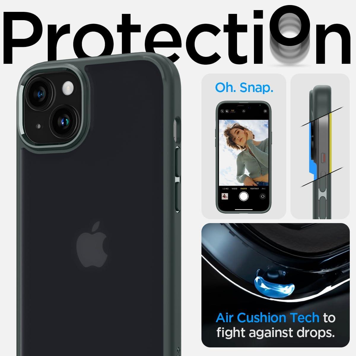 Spigen® Ultra Hybrid™ ACS06798 iPhone 15 Case - Frost Green