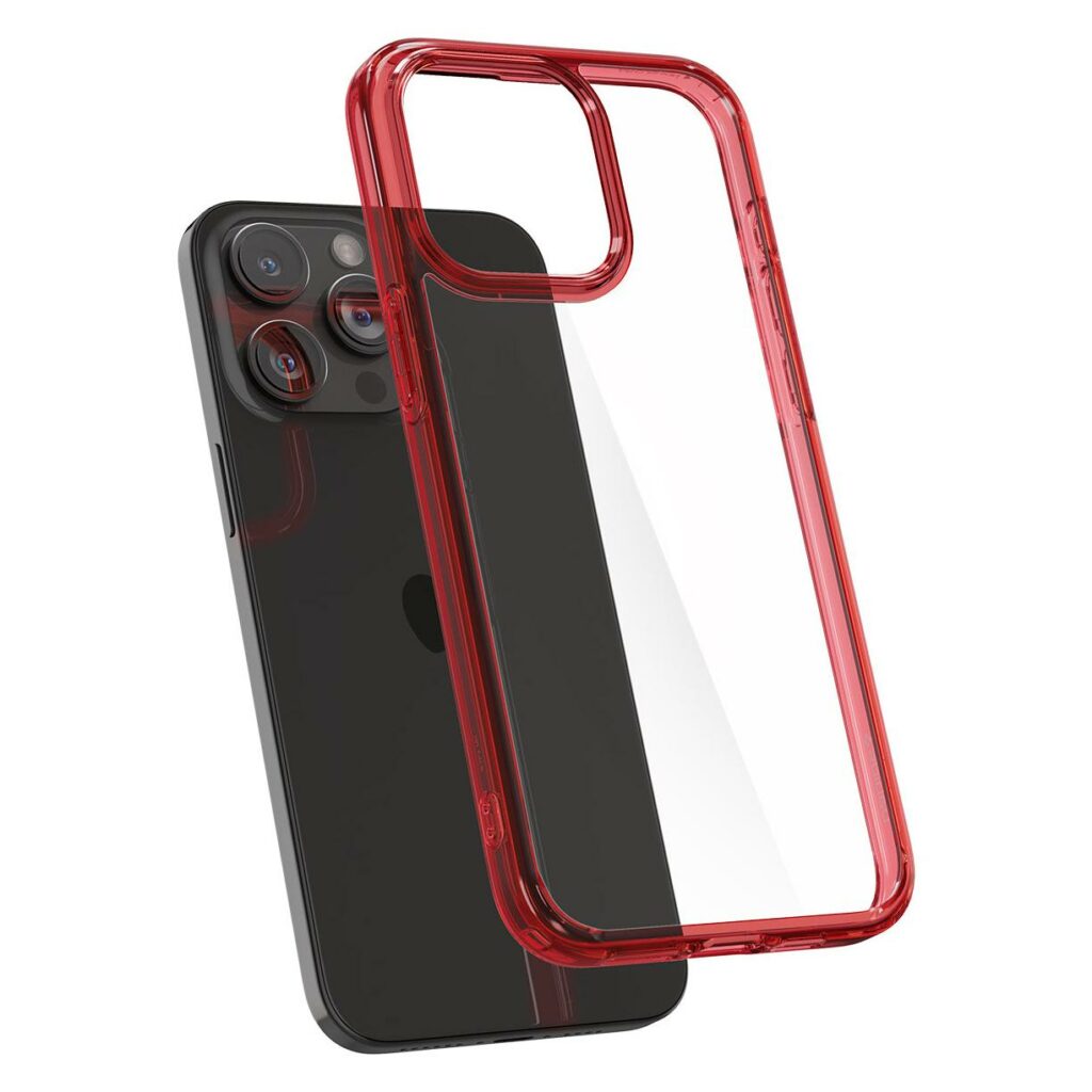 Spigen® Ultra Hybrid™ ACS07054 iPhone 15 Pro Max Case - Deep Red