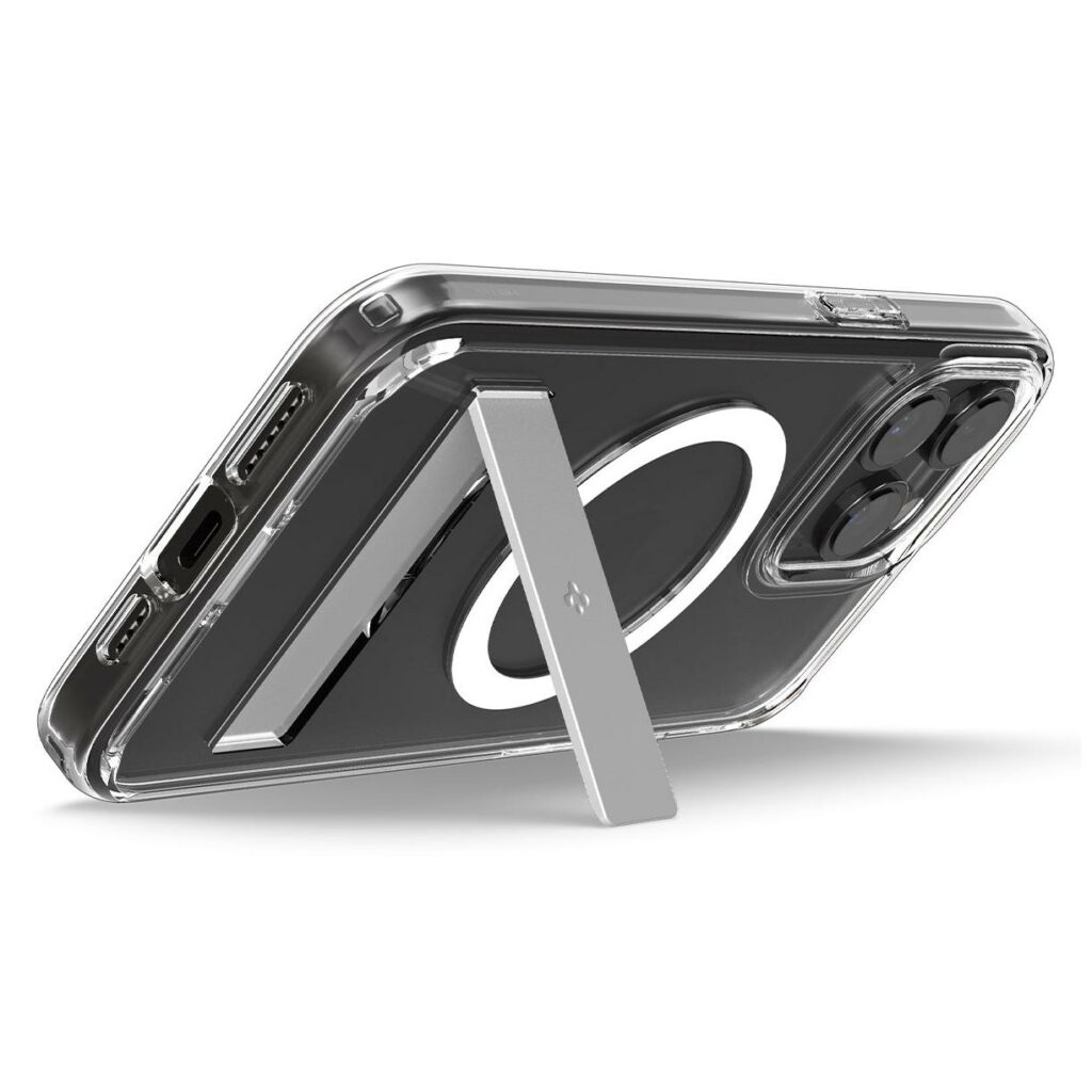 Spigen® Ultra Hybrid™ S (MagFit) ACS06583 iPhone 15 Pro Max Case - Crystal Clear