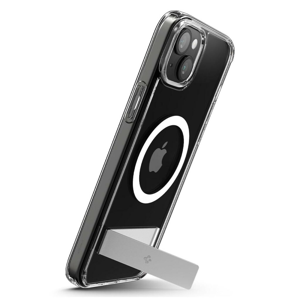 Spigen® Ultra Hybrid™ S (MagFit) ACS06665 iPhone 15 Plus Case - Crystal Clear