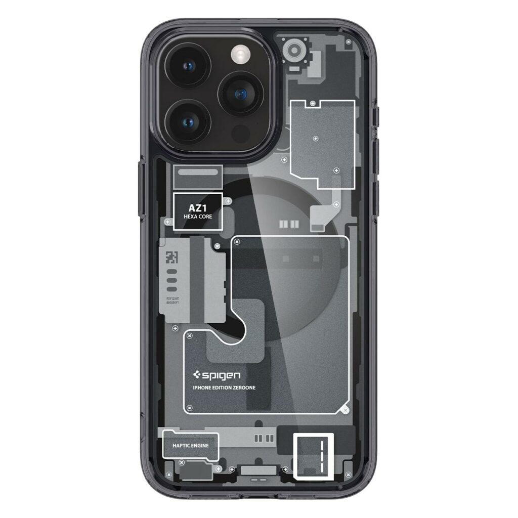 Spigen® Ultra Hybrid™ Zero One (MagFit) ACS06721 iPhone 15 Pro Case - Black