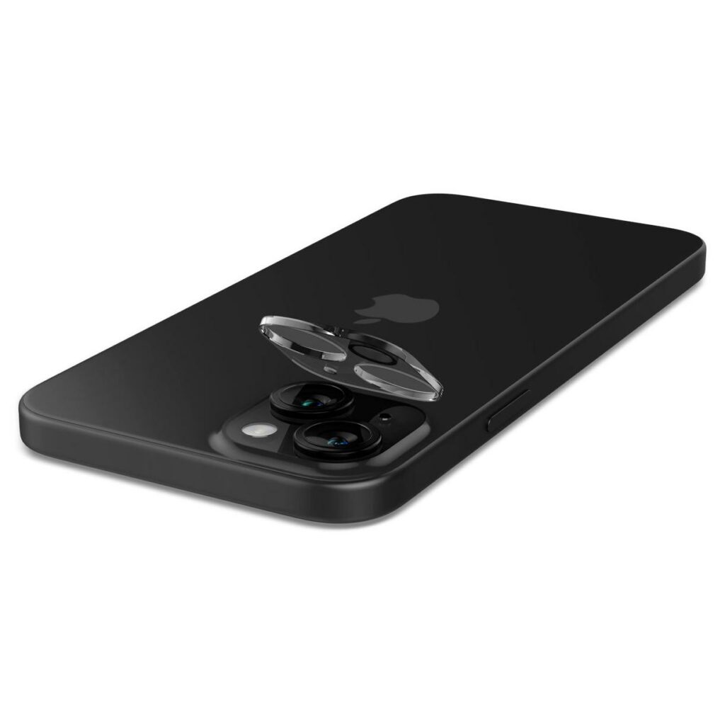 Spigen® (x2.Pack) GLAS.tR™ OPTIK AGL06916 iPhone 15 / 15 Plus Premium Tempered Glass Camera Lens Protector – Crystal Clear