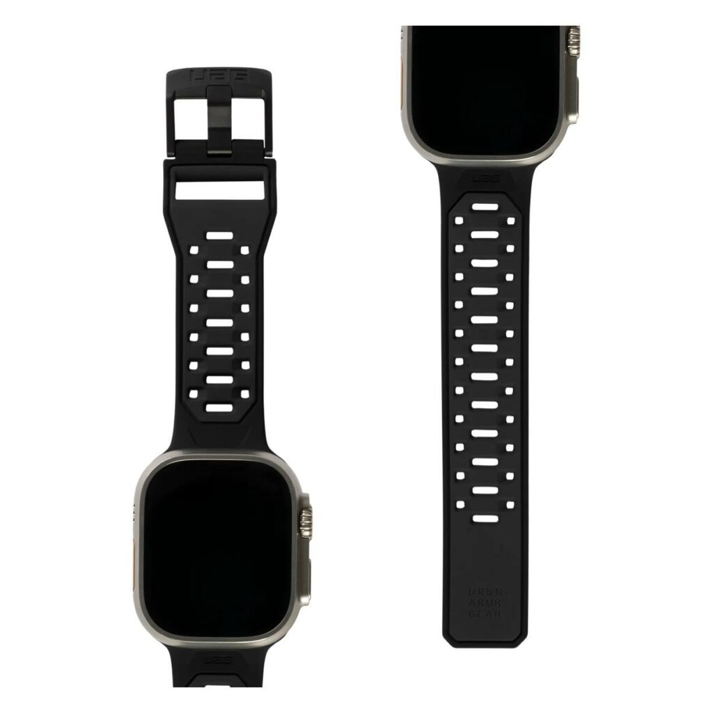 UAG | Urban Armor Gear Civilian Silicone 194002114032 Apple Watch Series 49mm / 45mm / 44mm / 42mm Band – Graphite/Black