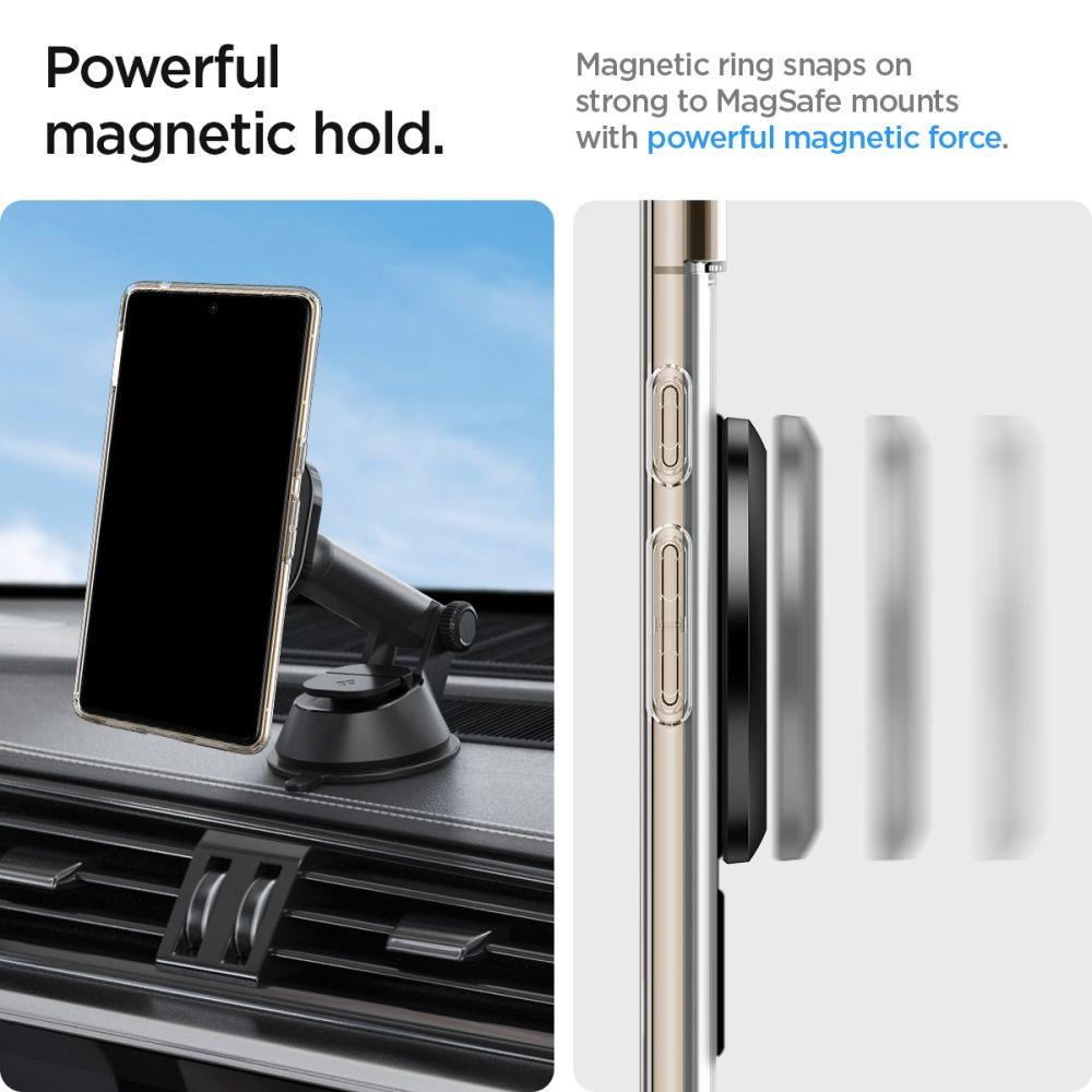 Spigen® OneTap™ MagSafe ACP06106 Metal Plate Ring Adapter – Black