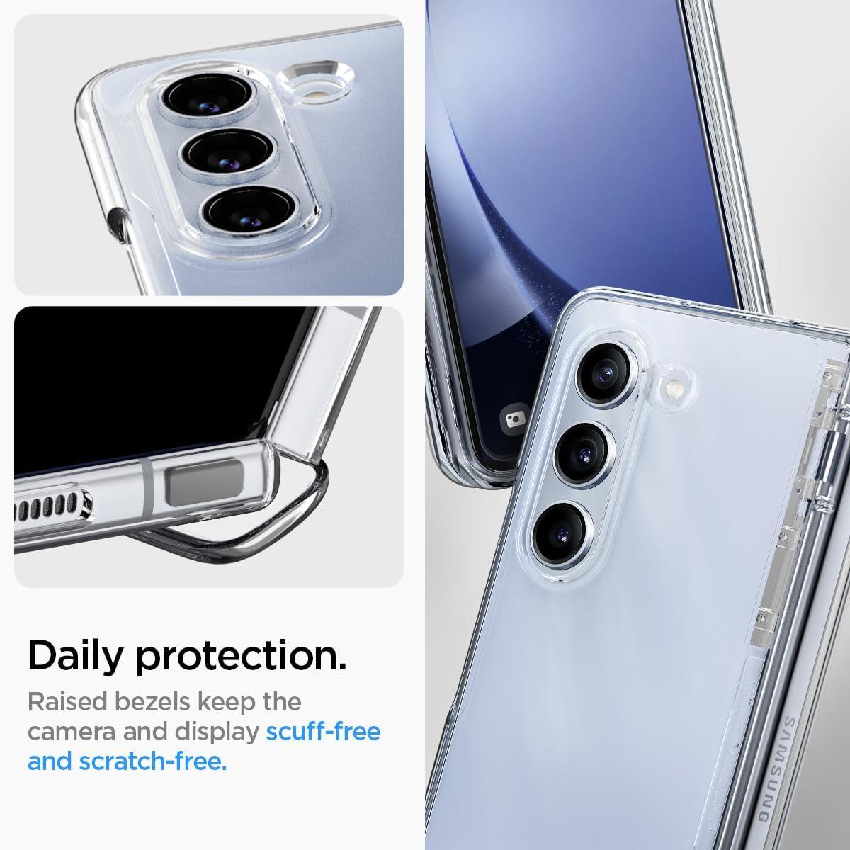 Spigen® Thin Fit™ Pro ACS06516 Samsung Galaxy Z Fold 5 Case - Crystal Clear