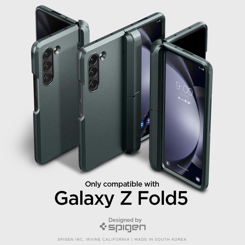 Spigen® Tough Armor™ Pro P ACS06215 Samsung Galaxy Z Fold 5 Case - Abyss Green