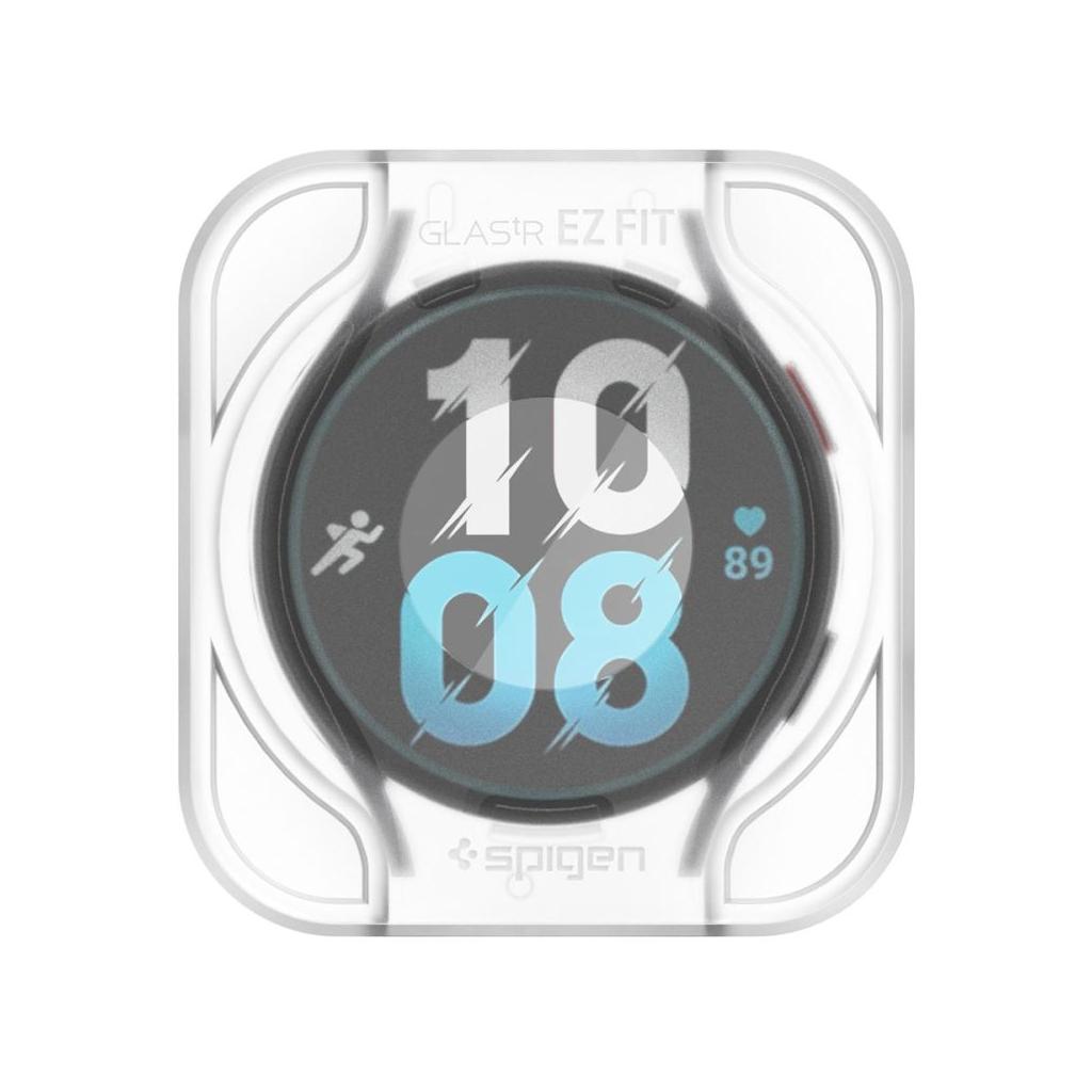 Spigen® (x2.Pack) GLAS.tR™ EZ FIT™ HD AGL06522 Samsung Galaxy Watch 6 (40mm) Premium Tempered Glass Screen Protector