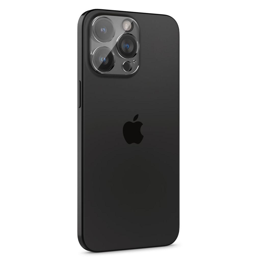 Spigen® (x2.Pack) GLAS.tR™ OPTIK AGL05761 iPhone 15 Pro Max / 15 Pro / 14 Pro Max / 14 Pro Premium Tempered Glass Camera Lens Protector – Crystal Clear