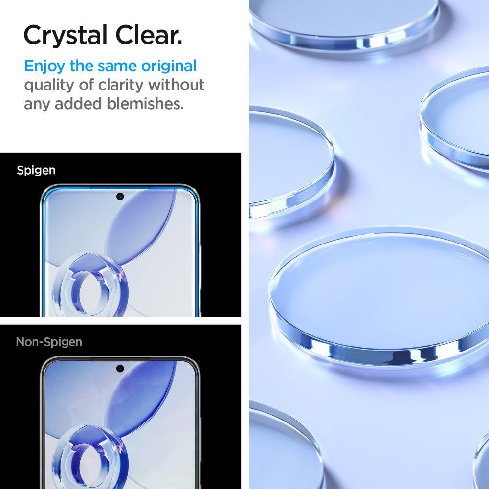 Spigen® (x2.Pack) GLAS.tR™ EZ FIT™ AGL07440 Samsung Galaxy S24 Premium Tempered Glass Screen Protector