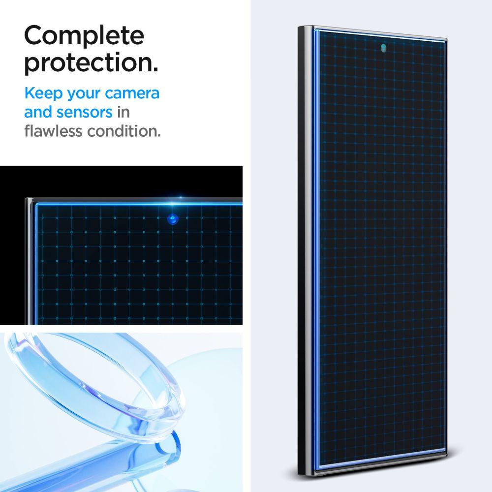 Spigen® (x2.Pack) GLAS.tR™ EZ FIT™ AGL07495 Samsung Galaxy S24 Ultra Premium Tempered Glass Screen Protector