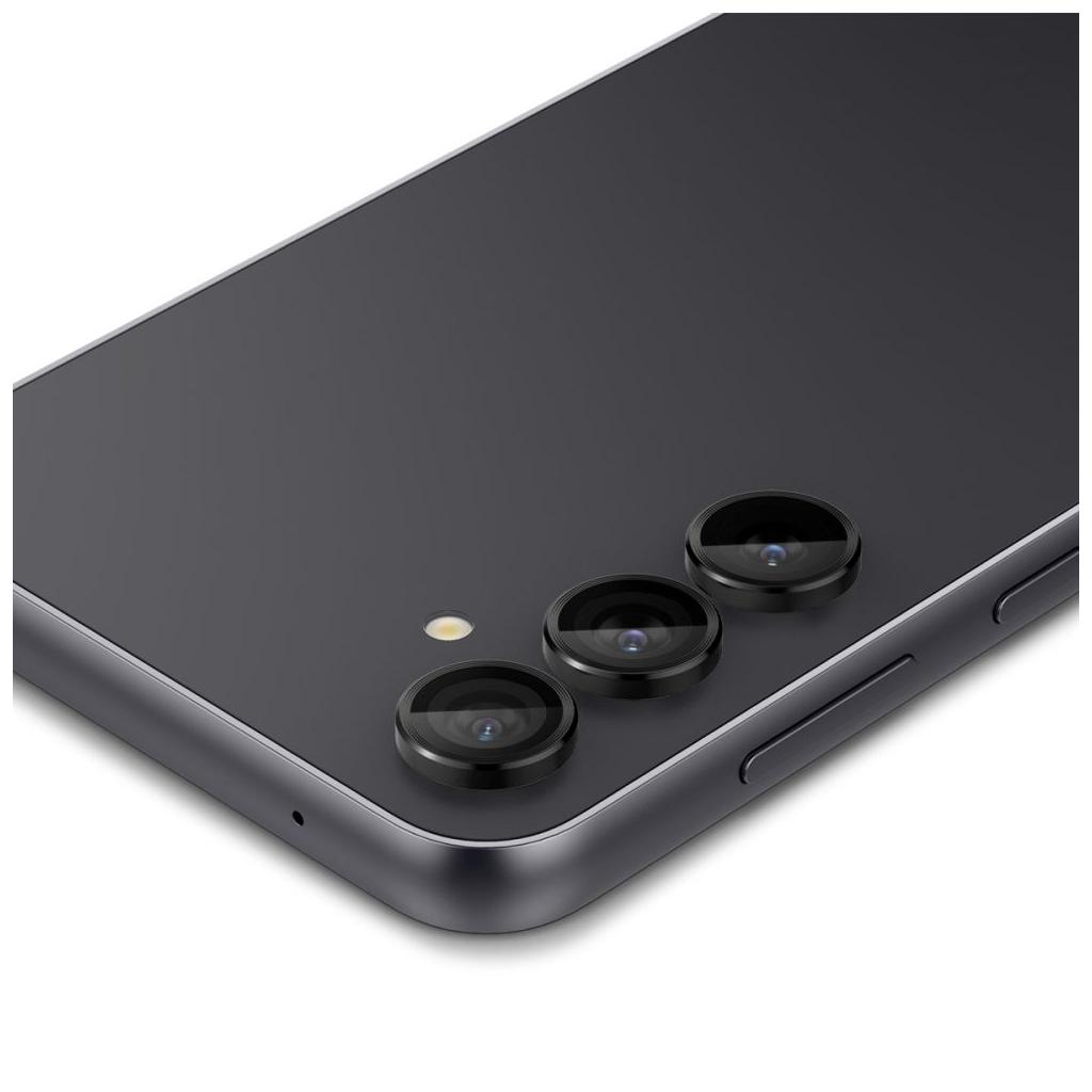Spigen® (x2.Pack) GLAS.tR™ EZ FIT™ OPTIK PRO AGL06987 Samsung Galaxy S23 FE Premium Tempered Glass Camera Lens Protector – Black