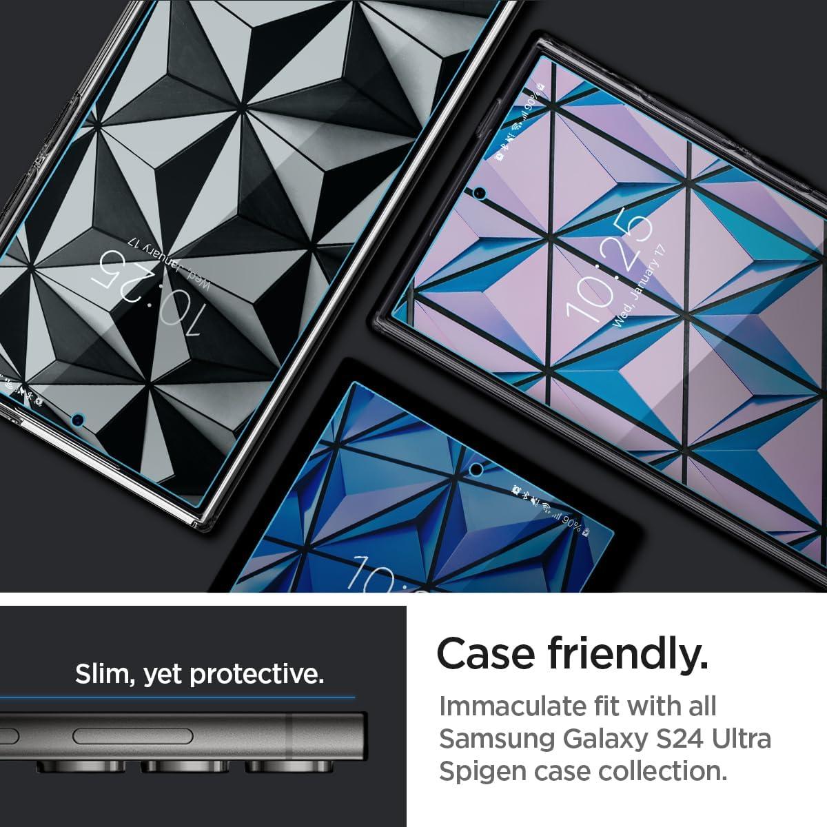 Spigen® (x2.Pack) NeoFlex™ AFL07494 Samsung Galaxy S24 Ultra Premium Screen Protector