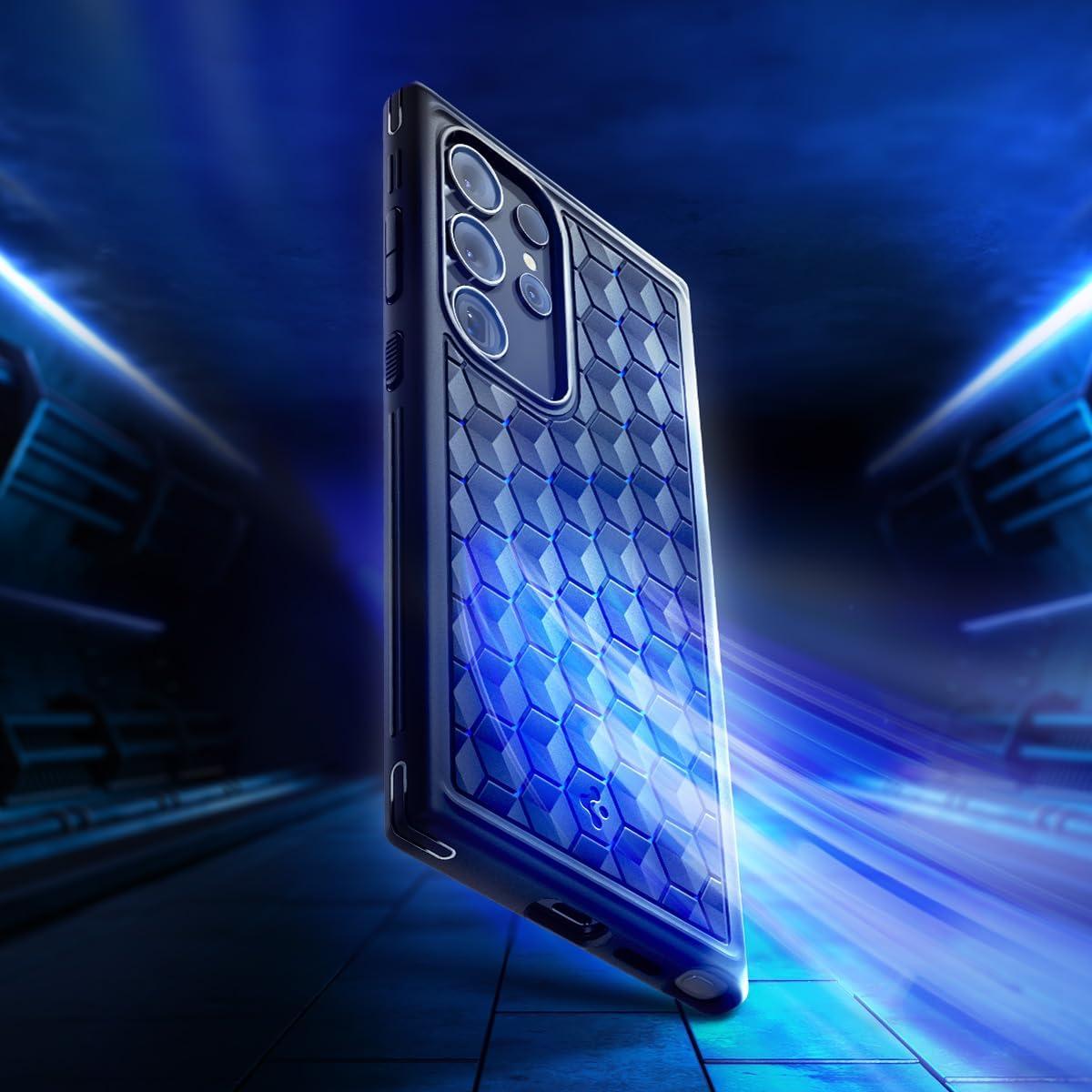 Spigen® Cryo Armor™ ACS07290 Samsung Galaxy S24 Ultra Case - Cryo Blue