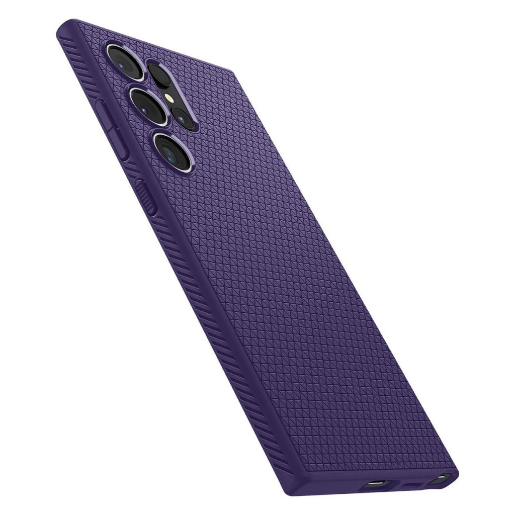 Spigen® Liquid Air™ ACS07449 Samsung Galaxy S24 Ultra Case - Deep Purple