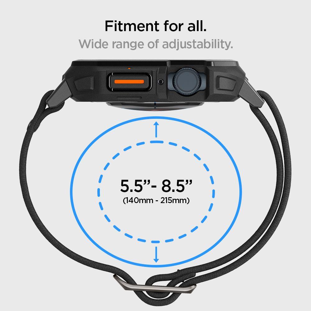 Spigen® Lite Fit™ Pro ACS07103 Apple Watch Series 9 / 8 / 7 (45mm) Case – Matte Black