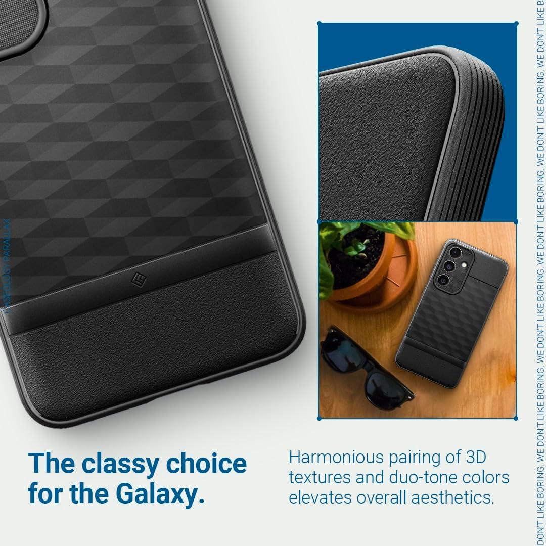 Spigen® Parallax by Caseology® Collection ACS07339 Samsung Galaxy S24+ Plus Case – Matte Black