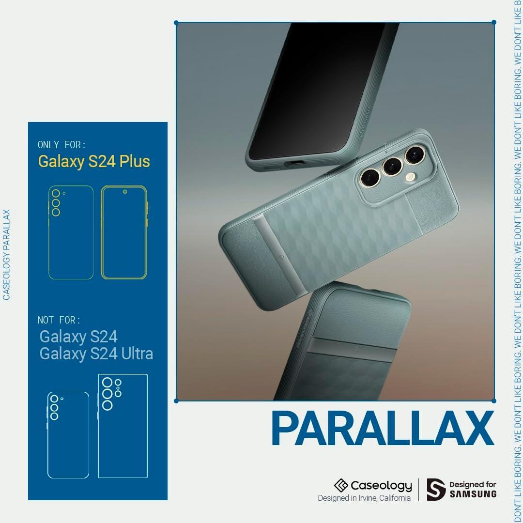 Spigen® Parallax by Caseology® Collection ACS07340 Samsung Galaxy S24+ Plus Case – Sage Green
