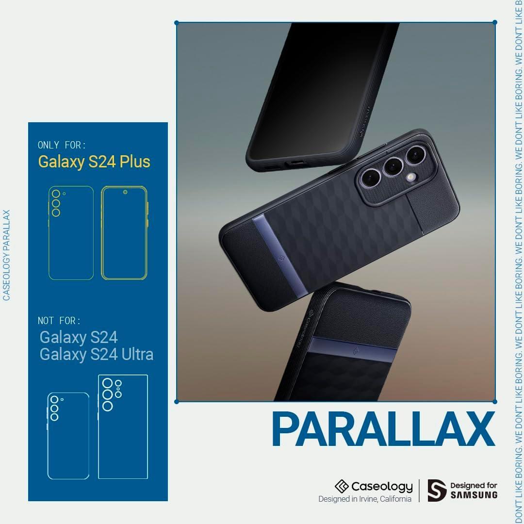 Spigen® Parallax by Caseology® Collection ACS07419 Samsung Galaxy S24+ Plus Case – Navy Violet