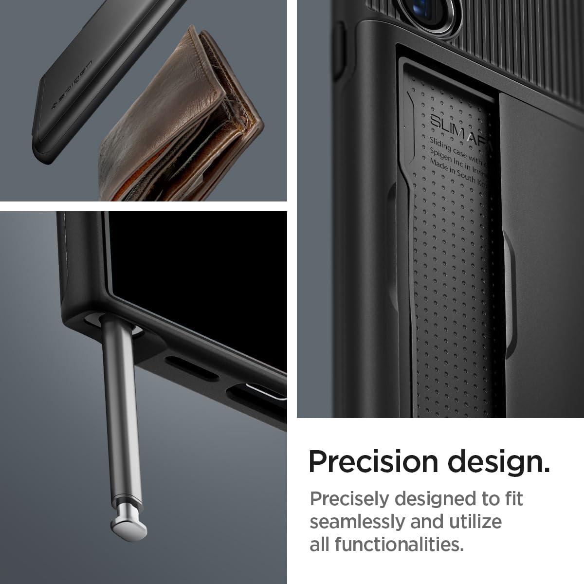 Spigen® Slim Armor™ CS ACS07306 Samsung Galaxy S24 Ultra Case - Black
