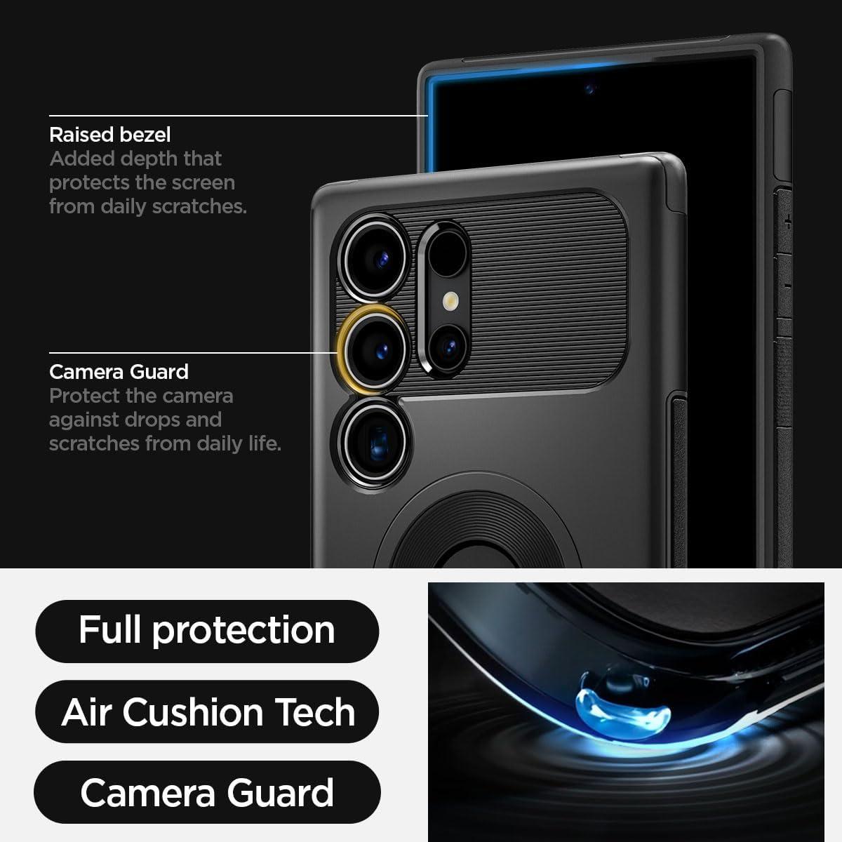 Spigen® Slim Armor™ (MagFit) ACS07189 Samsung Galaxy S24 Ultra Case - Black