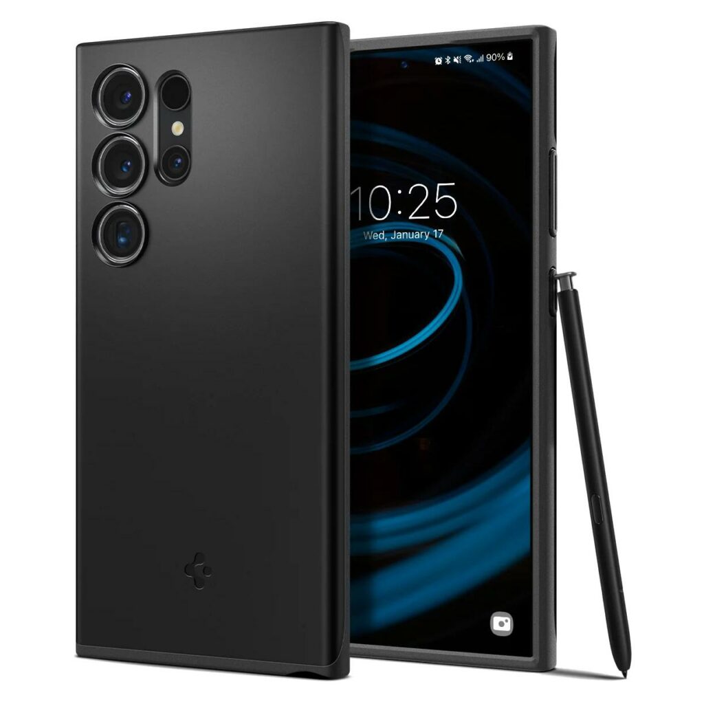 Spigen® Thin Fit™ ACS07281 Samsung Galaxy S24 Ultra Case - Black