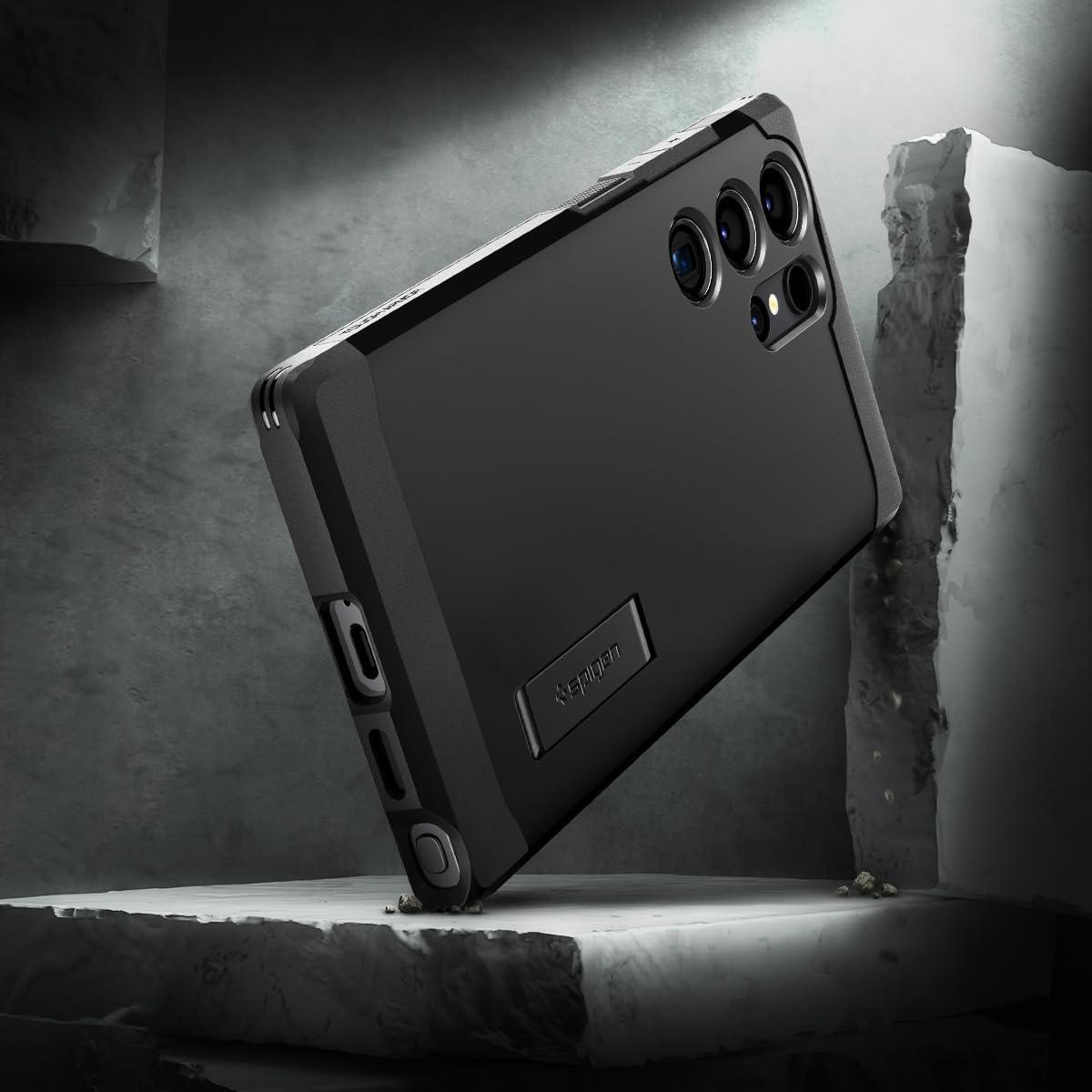 Spigen® Tough Armor™ ACS07300 Samsung Galaxy S24 Ultra Case - Black