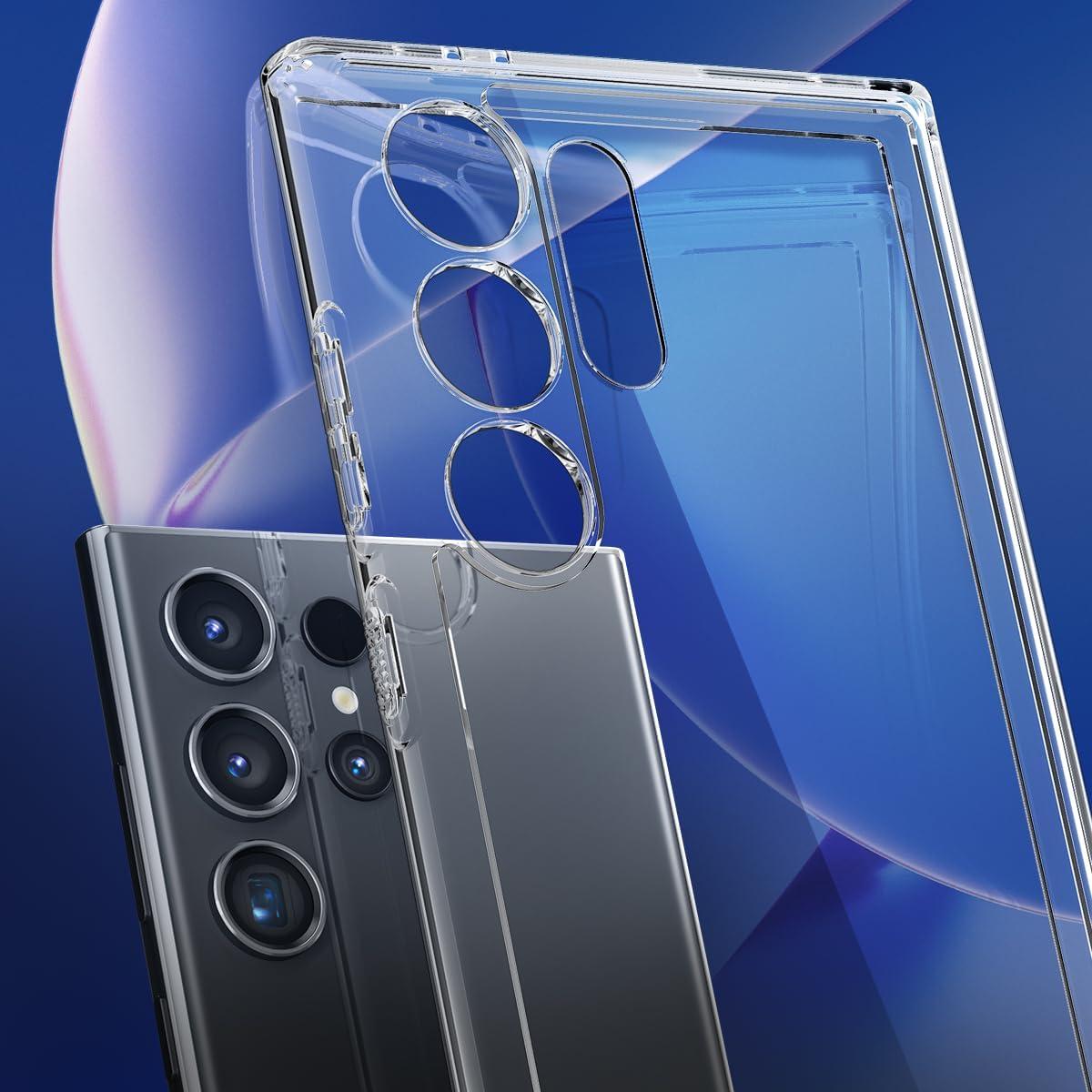 Spigen® Ultra Hybrid™ ACS07292 Samsung Galaxy S24 Ultra Case - Crystal Clear